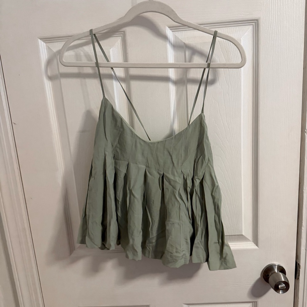 Mustard Seed Sage Green Camisole Top